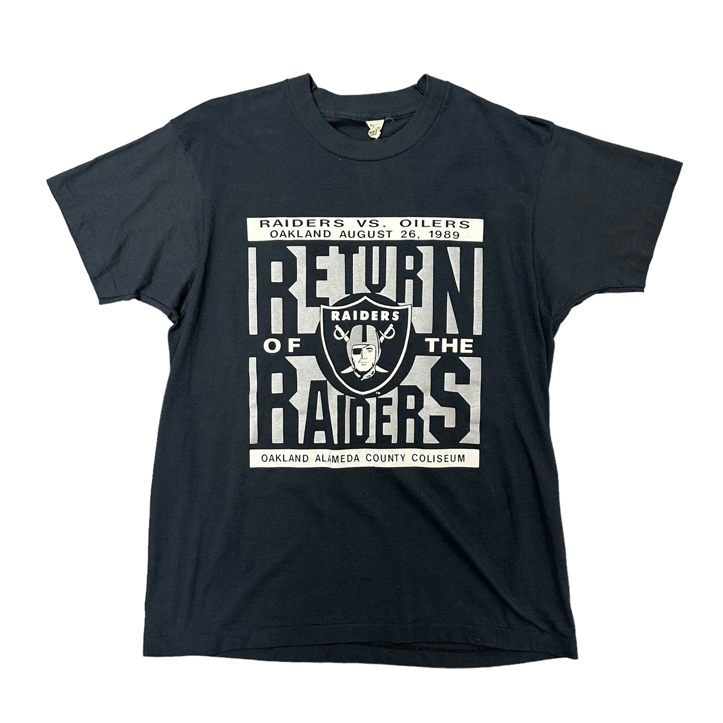 Raiders Vs Oilers Tee '89