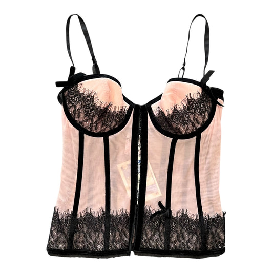 Forplay Corset Black/Pink FDWMNS