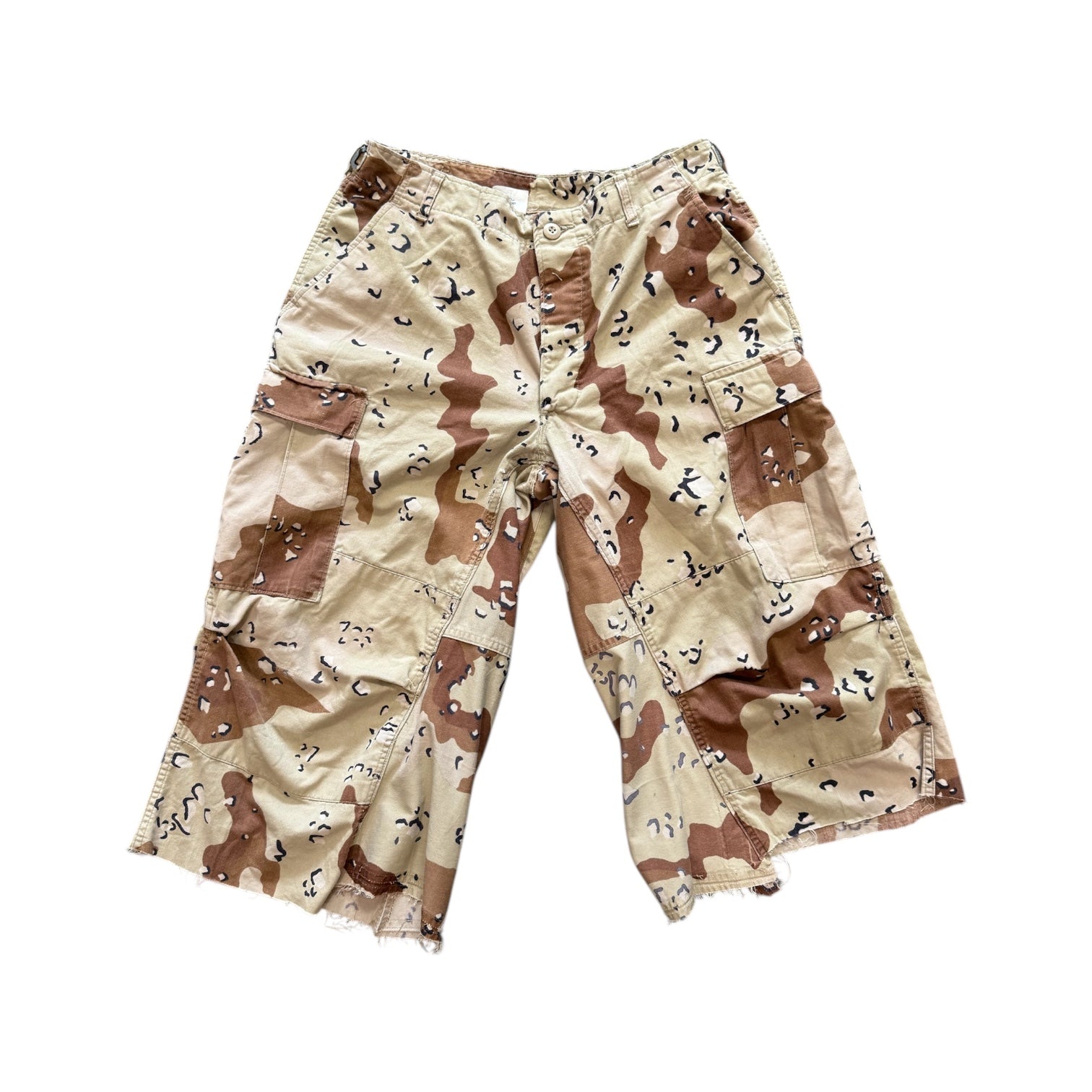 Dessert Flare Camo Shorts