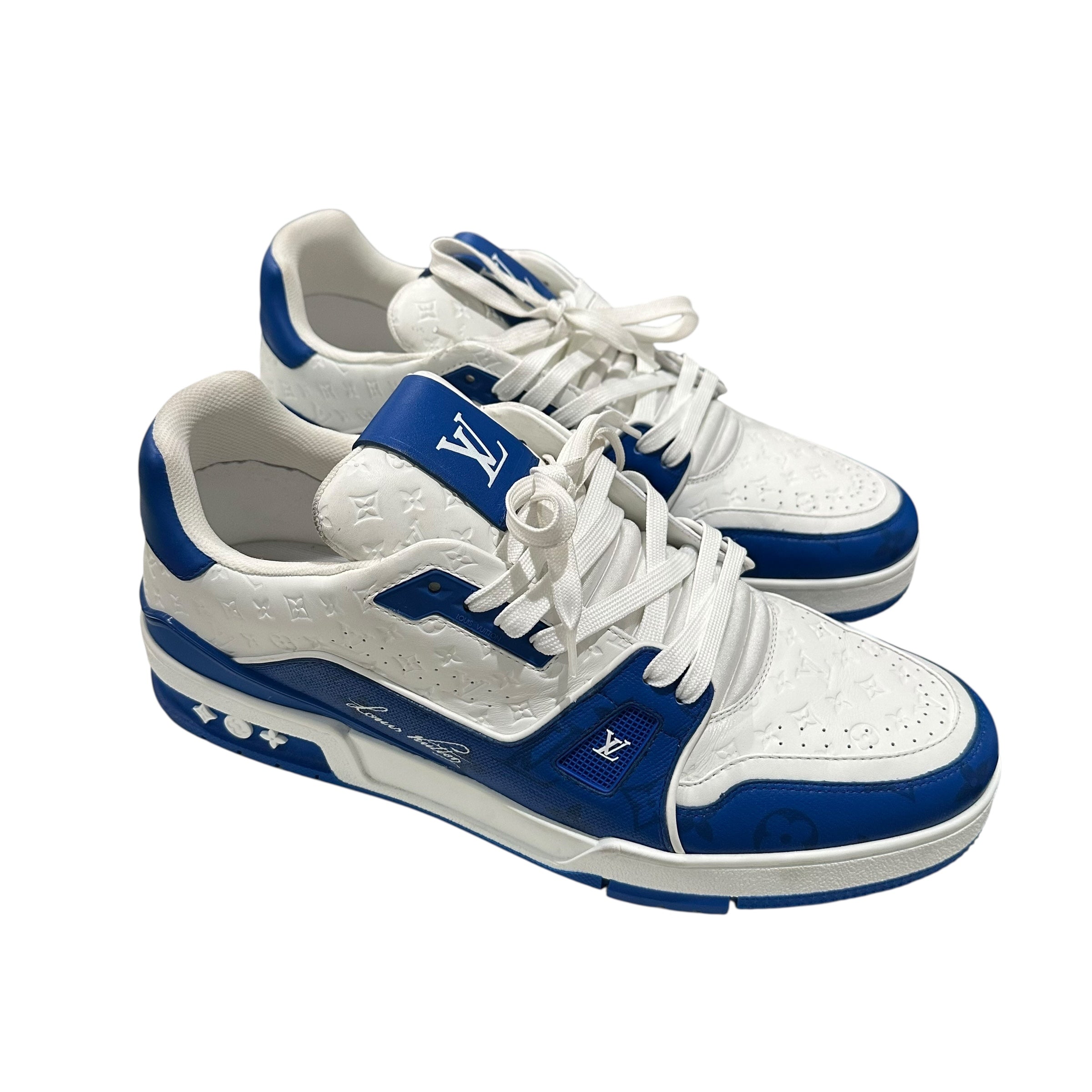 Louis Vuitton Blue/White Trainers