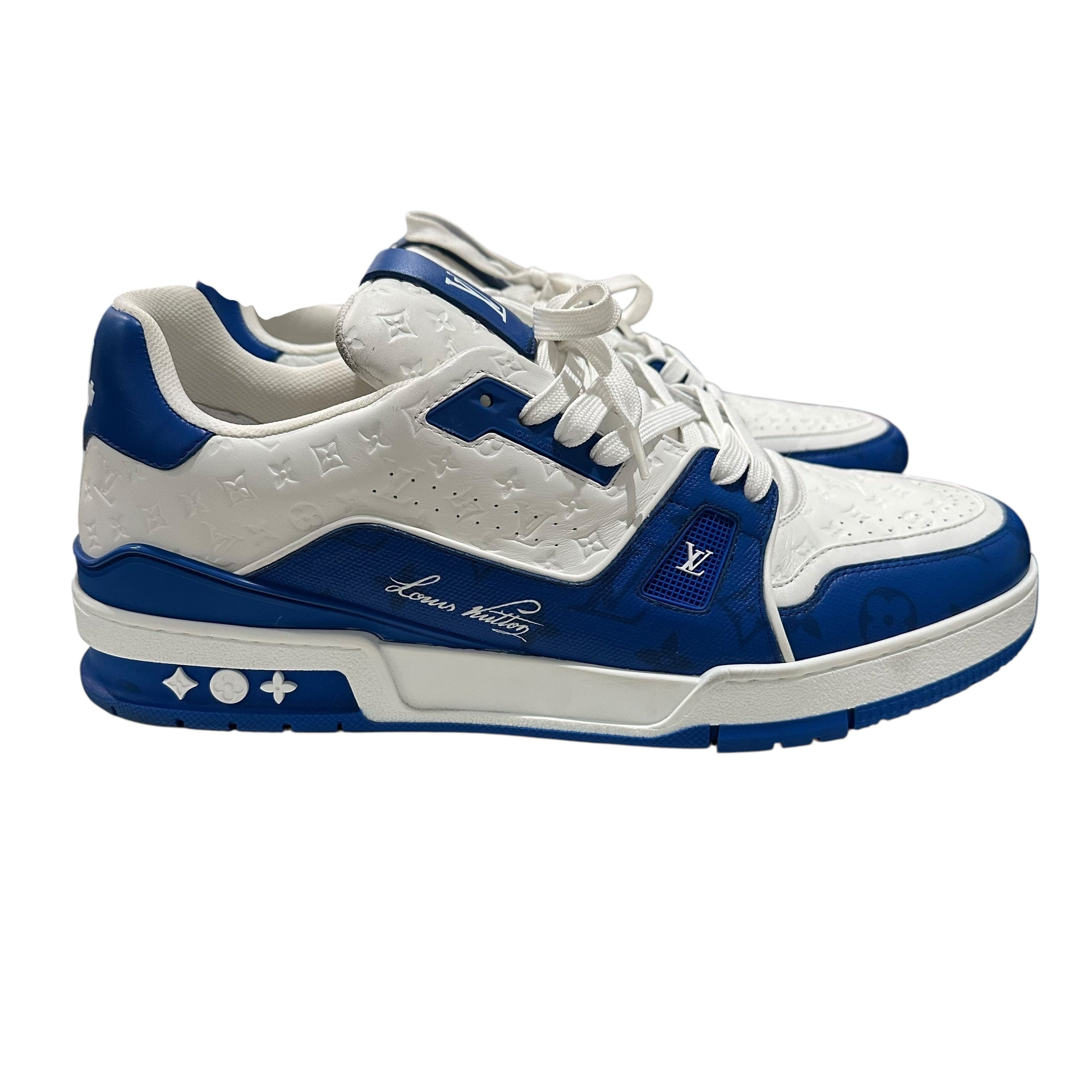 Louis Vuitton Blue/White Trainers