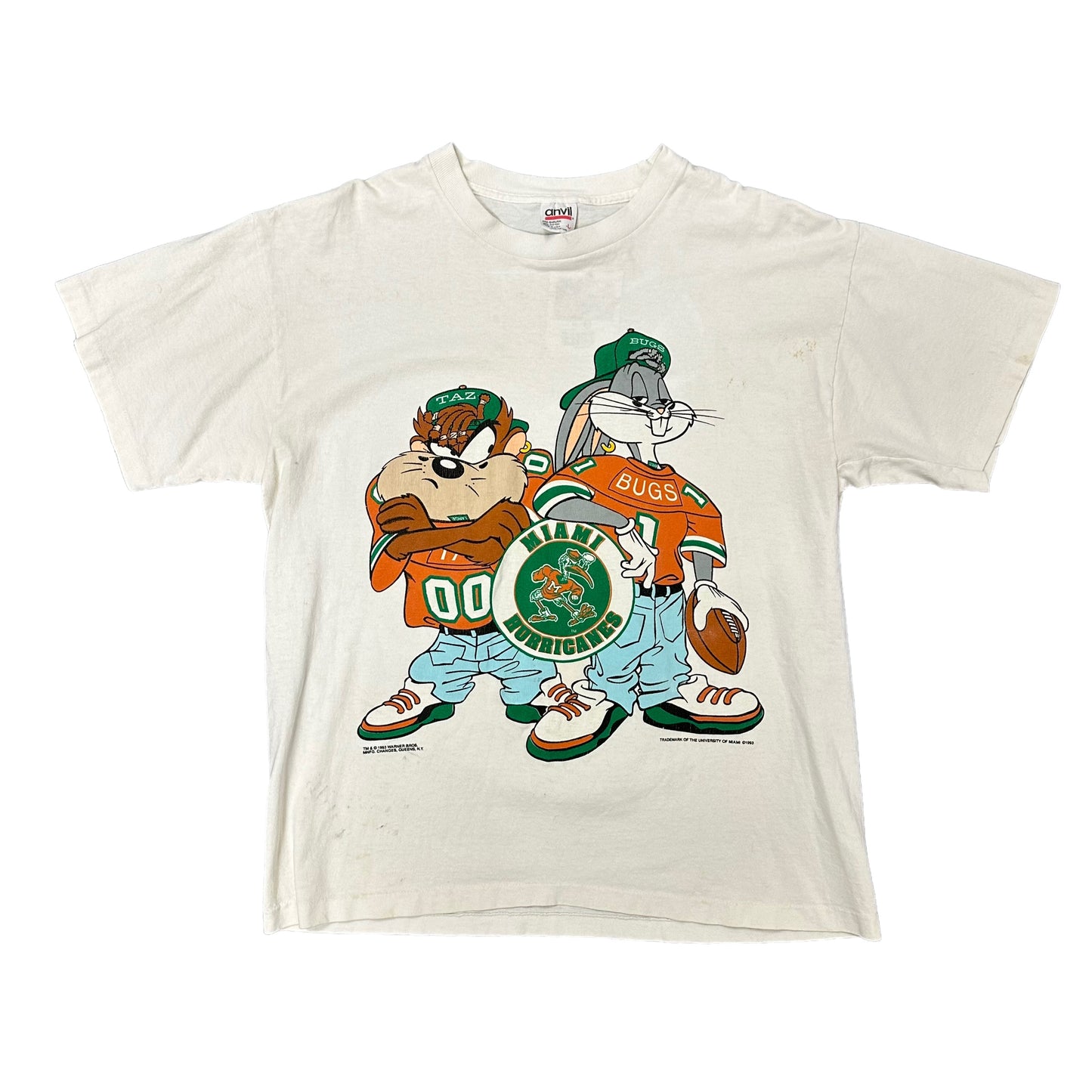 Miami Hurricane Looney Tune '93 Tee