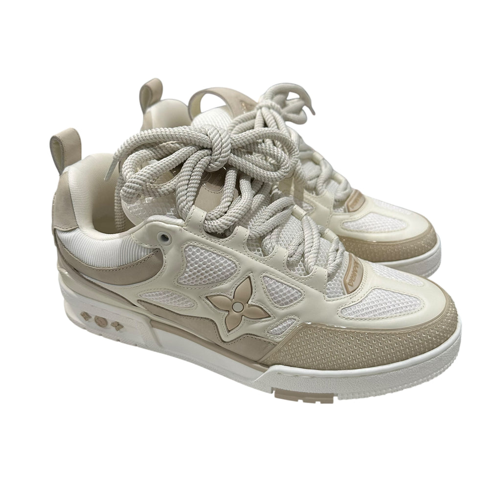 NEW Louis Vuitton Wht/Cream Skate Sneakers
