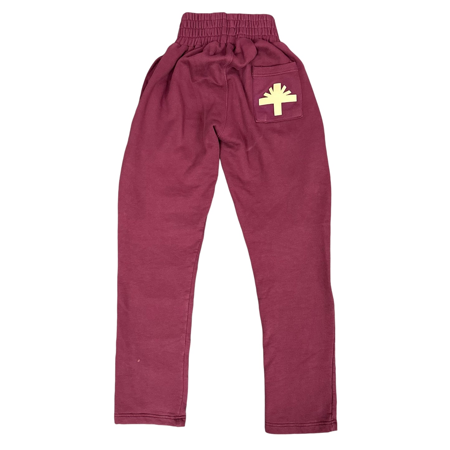 Vertabrae Burgundy Sweatpants