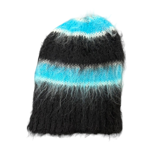 Marni Mohair Beanie Blk/Blue