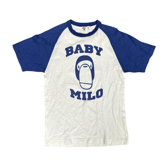 Bape Baby Milo Blue/Wht Baseball Tee