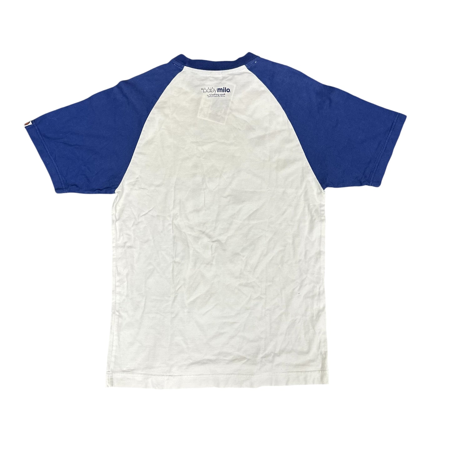 Bape Baby Milo Blue/Wht Baseball Tee