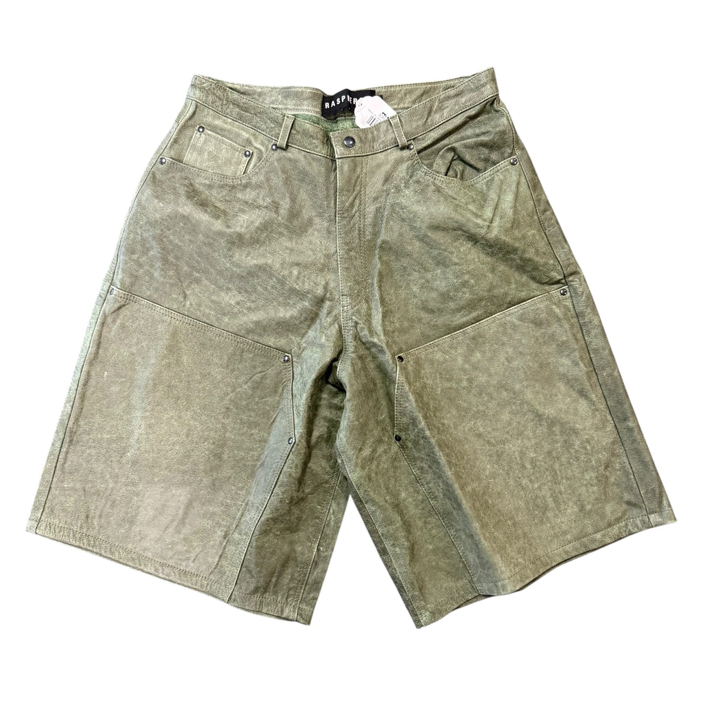 GV Gallery Jade Leather Shorts