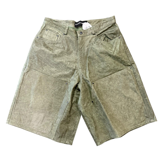 GV Gallery Jade Leather Shorts