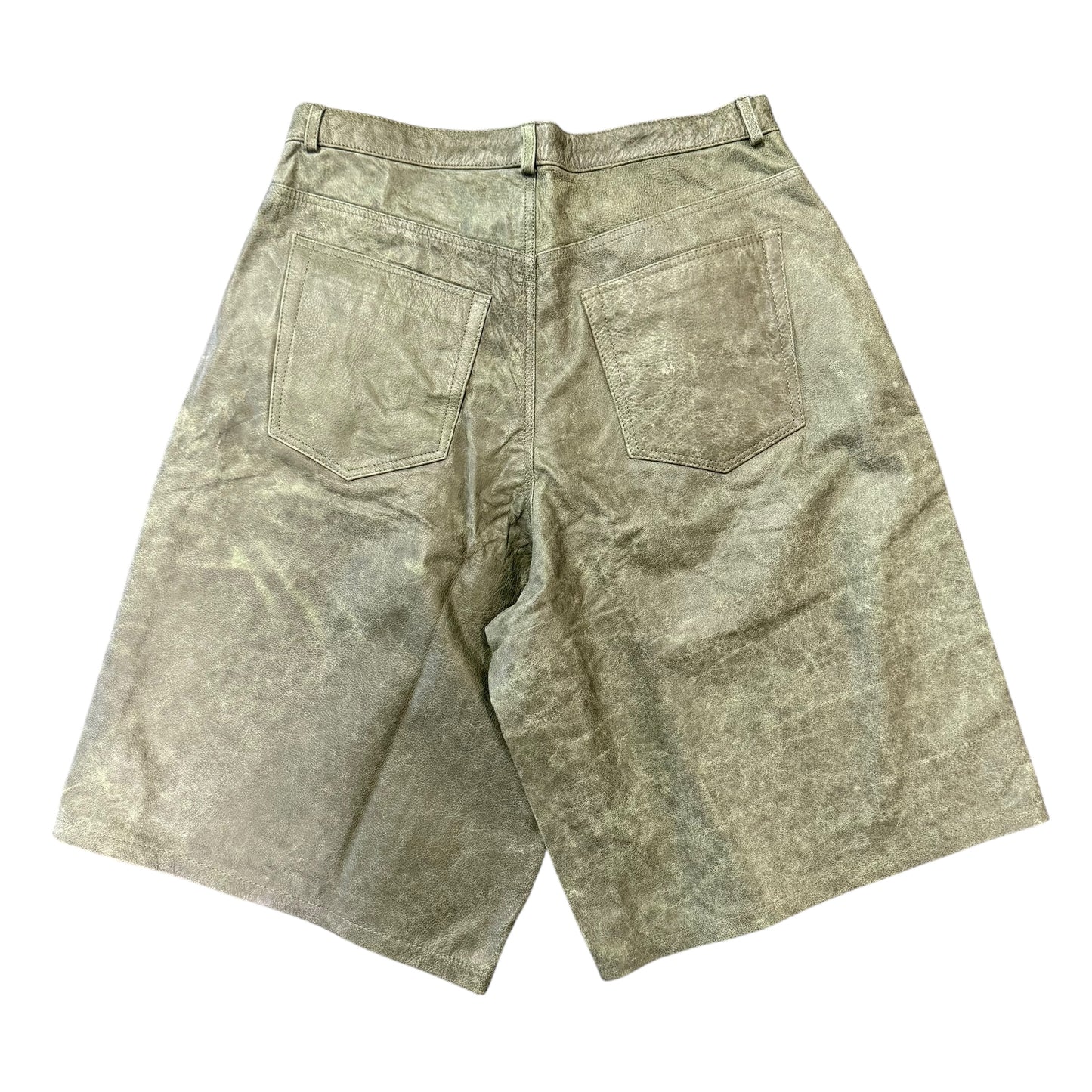 GV Gallery Jade Leather Shorts