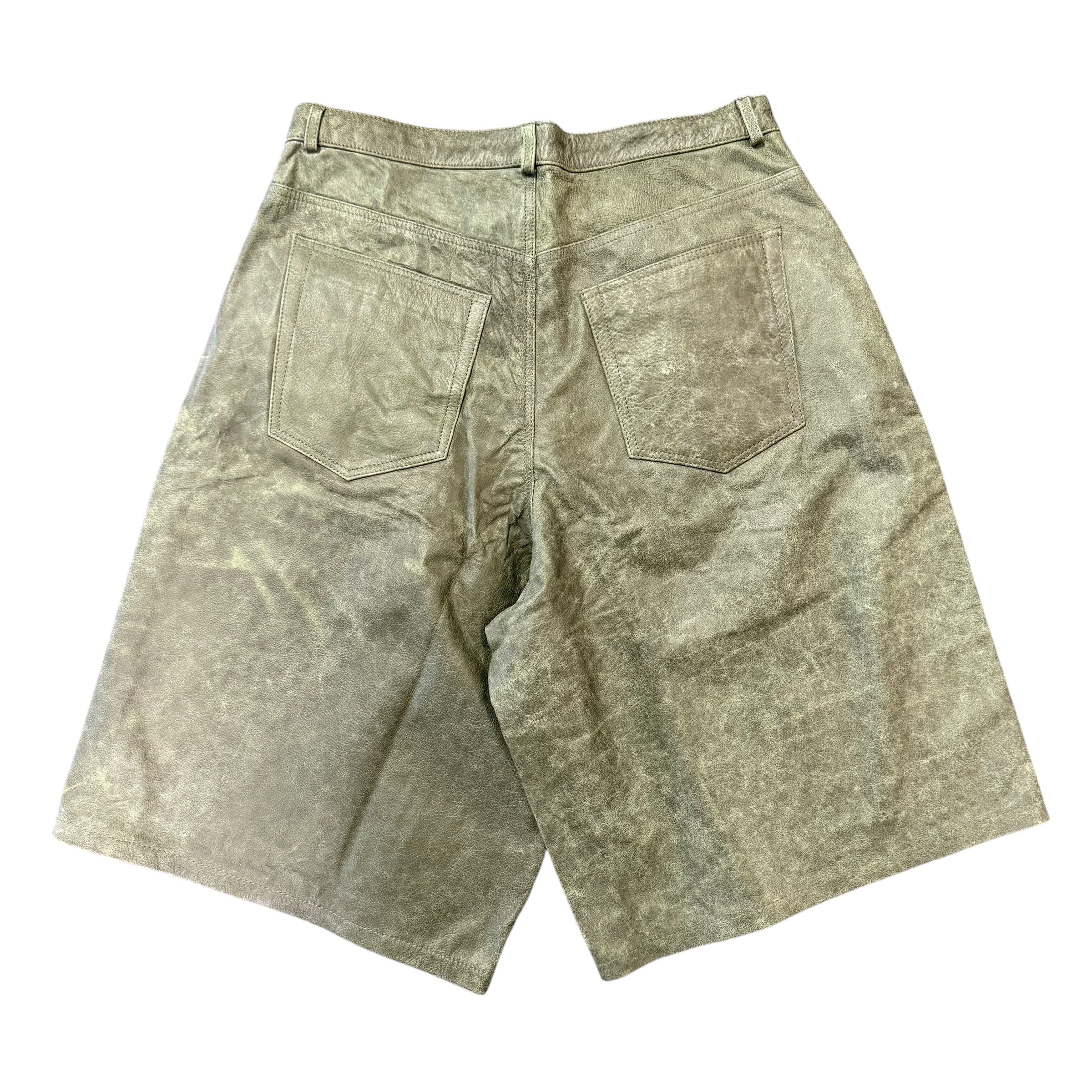 GV Gallery Jade Leather Shorts