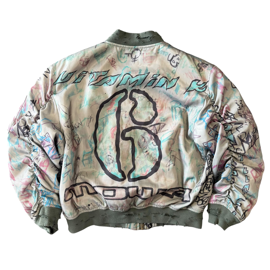 Mowalola Graffiti Bomber Jacket