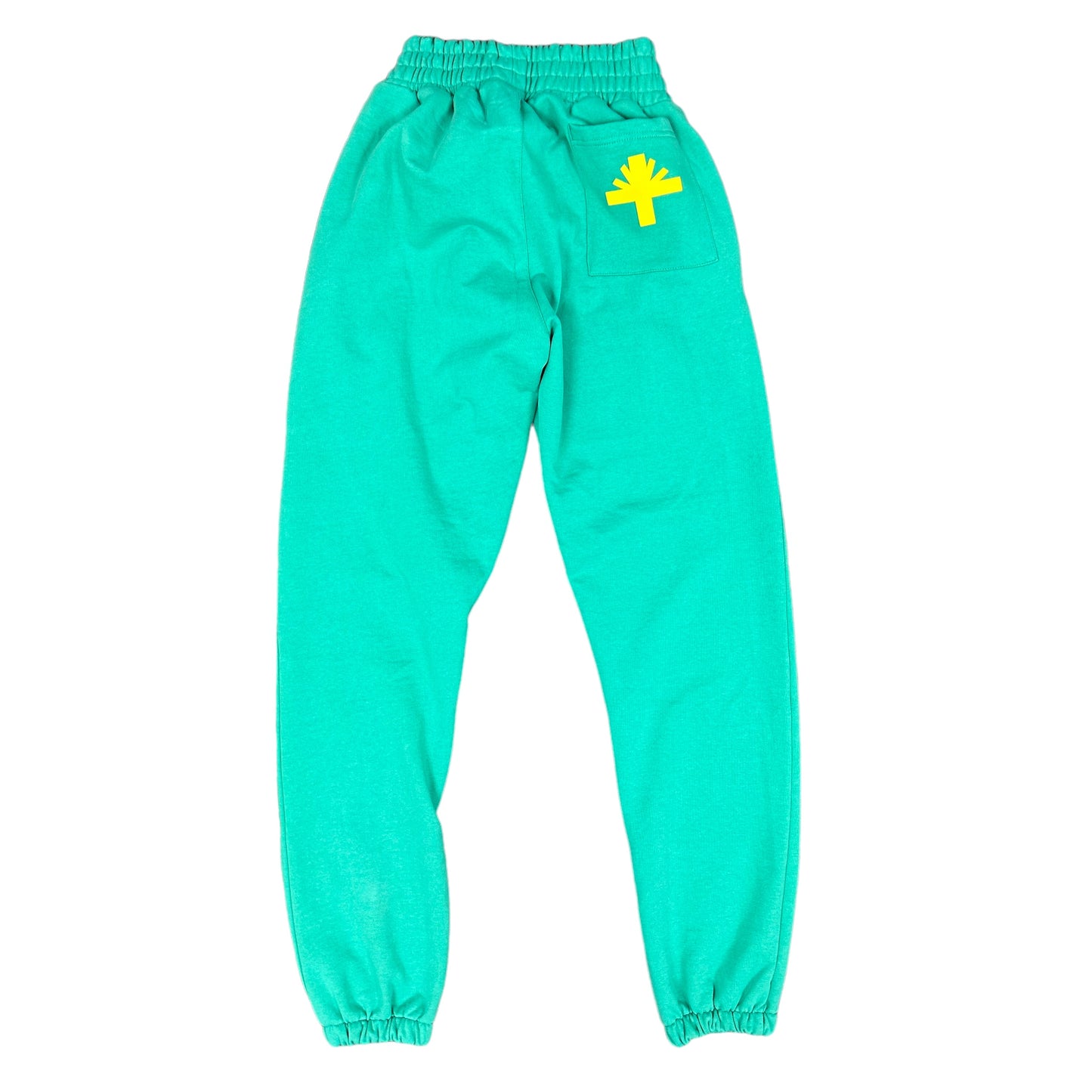 Mint/Yellow Vertabrae Sweatpants