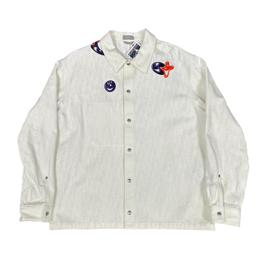 White Dior Button Up