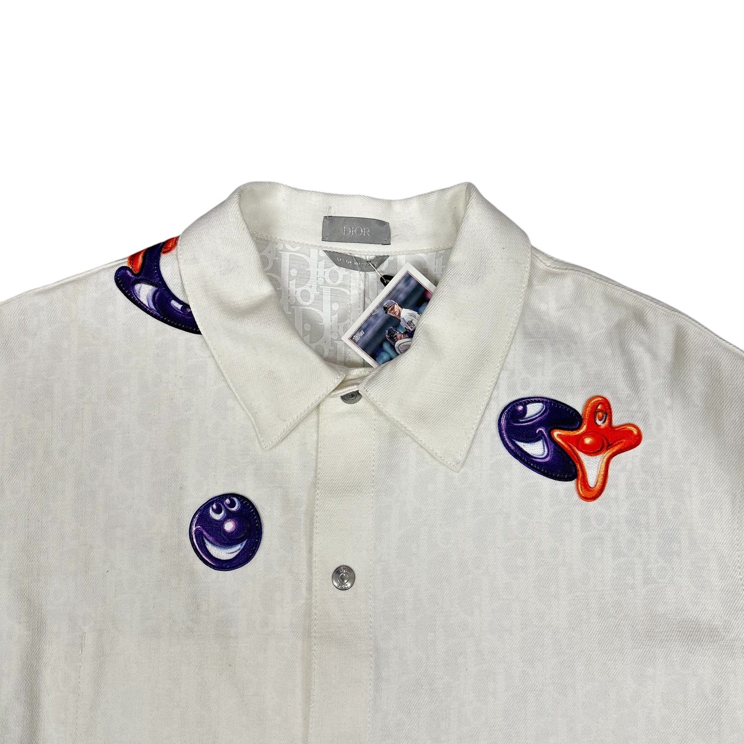 White Dior Button Up