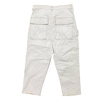 Rick Owens Cargo Waxed Cropped Jeans