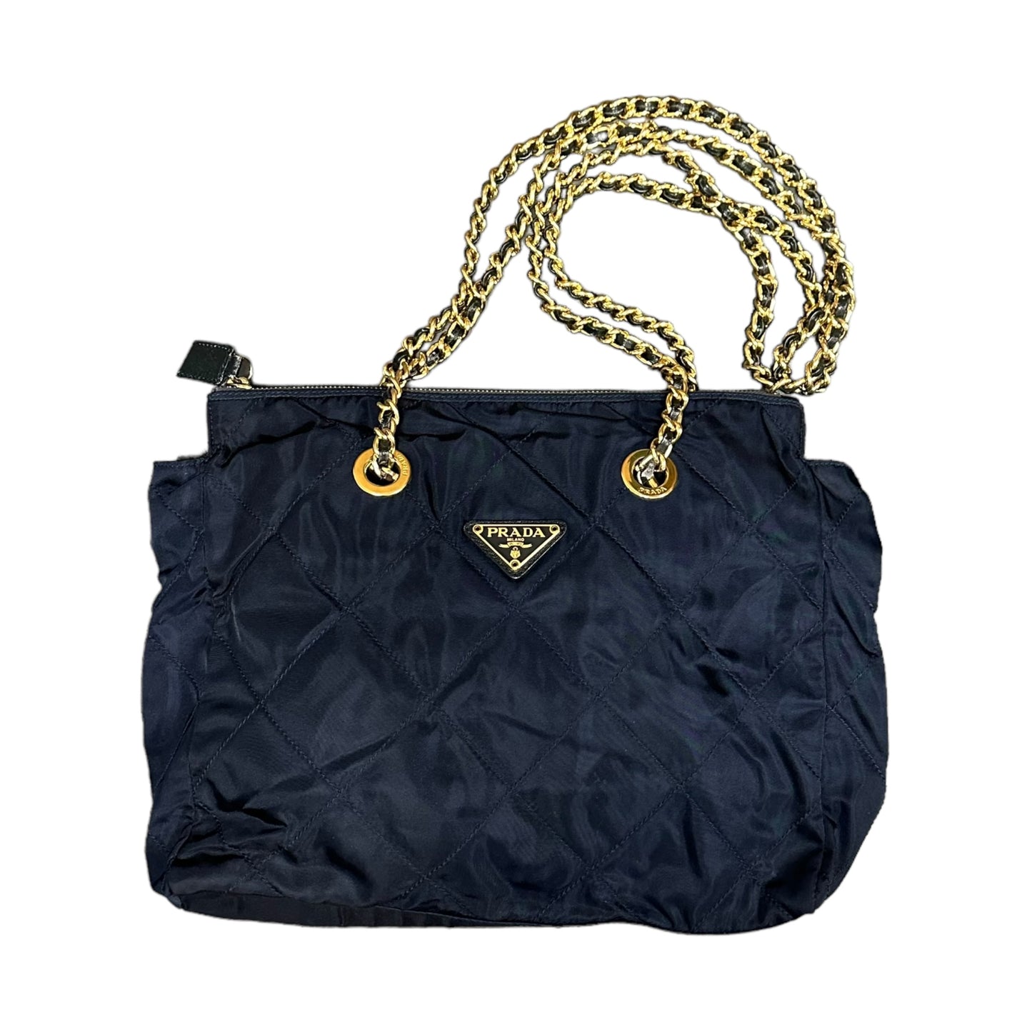 Blue Prada Purse