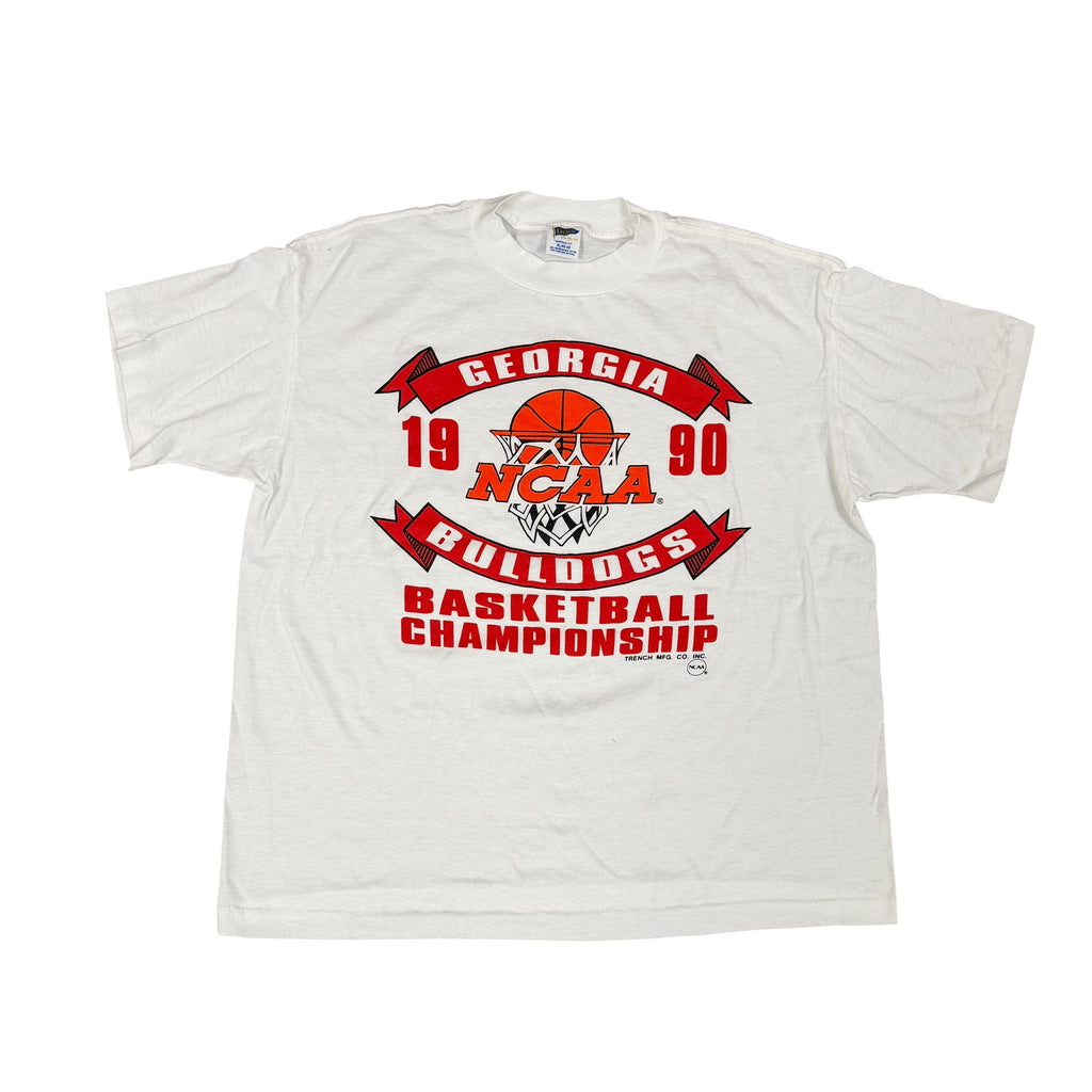 Vintage 1980 Georgia Bulldogs NCAA Basketball Championship T-shirt