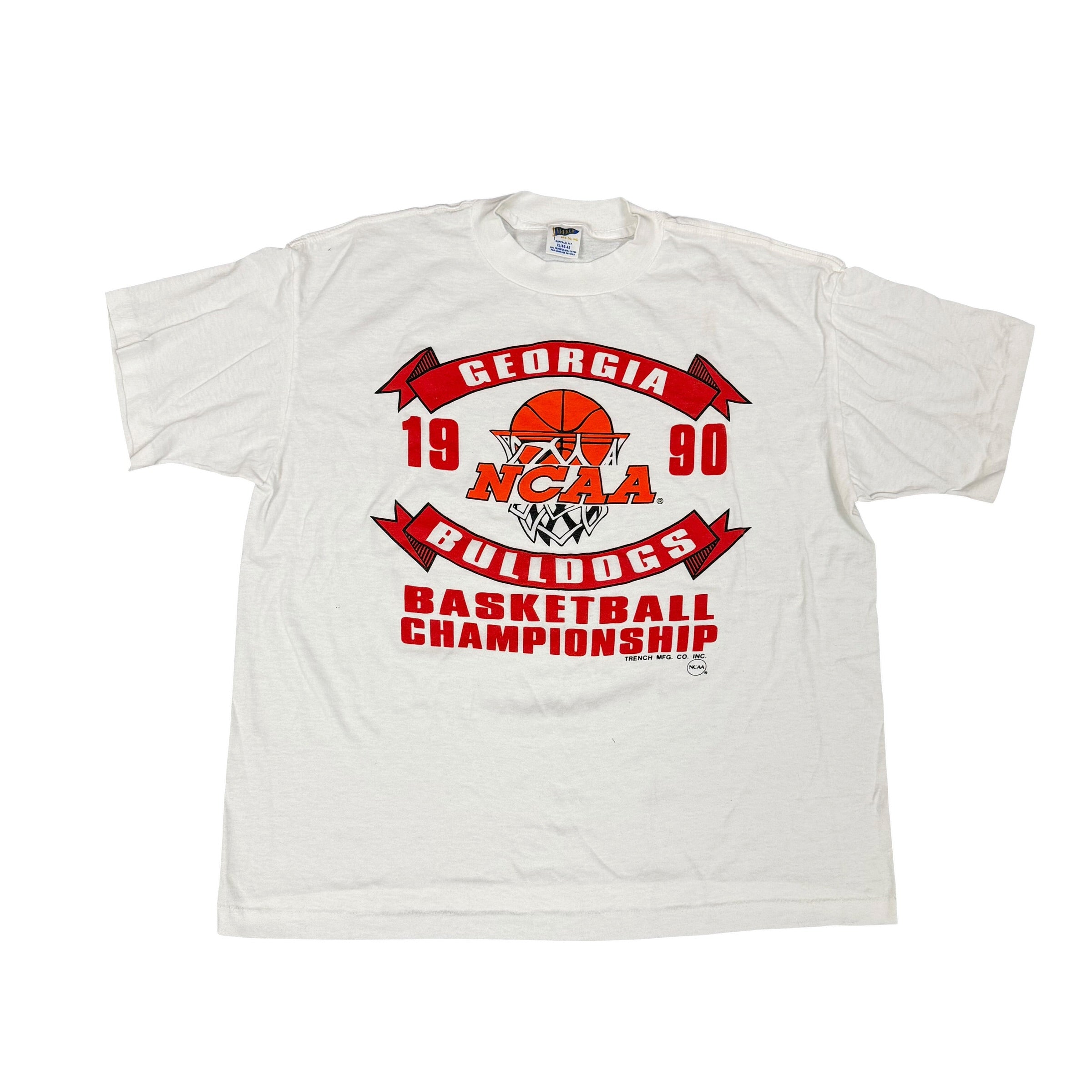Vintage 1980 Georgia Bulldogs NCAA Basketball Championship T-shirt