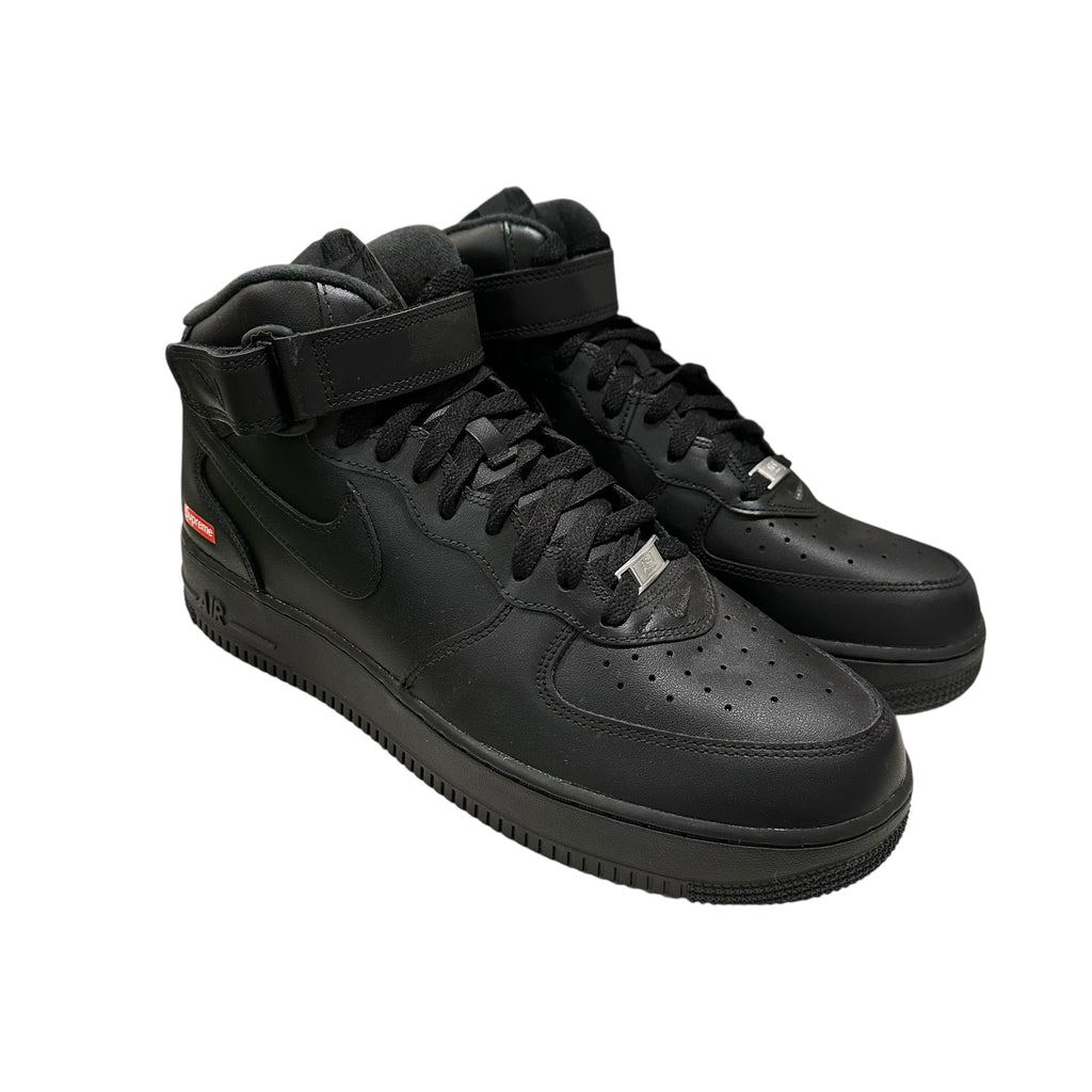 Supreme x Air Force 1 Black Mid 'Box Logo