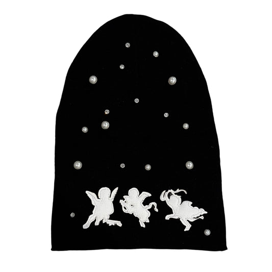 Most High Lifestyle Black Studded Beanie