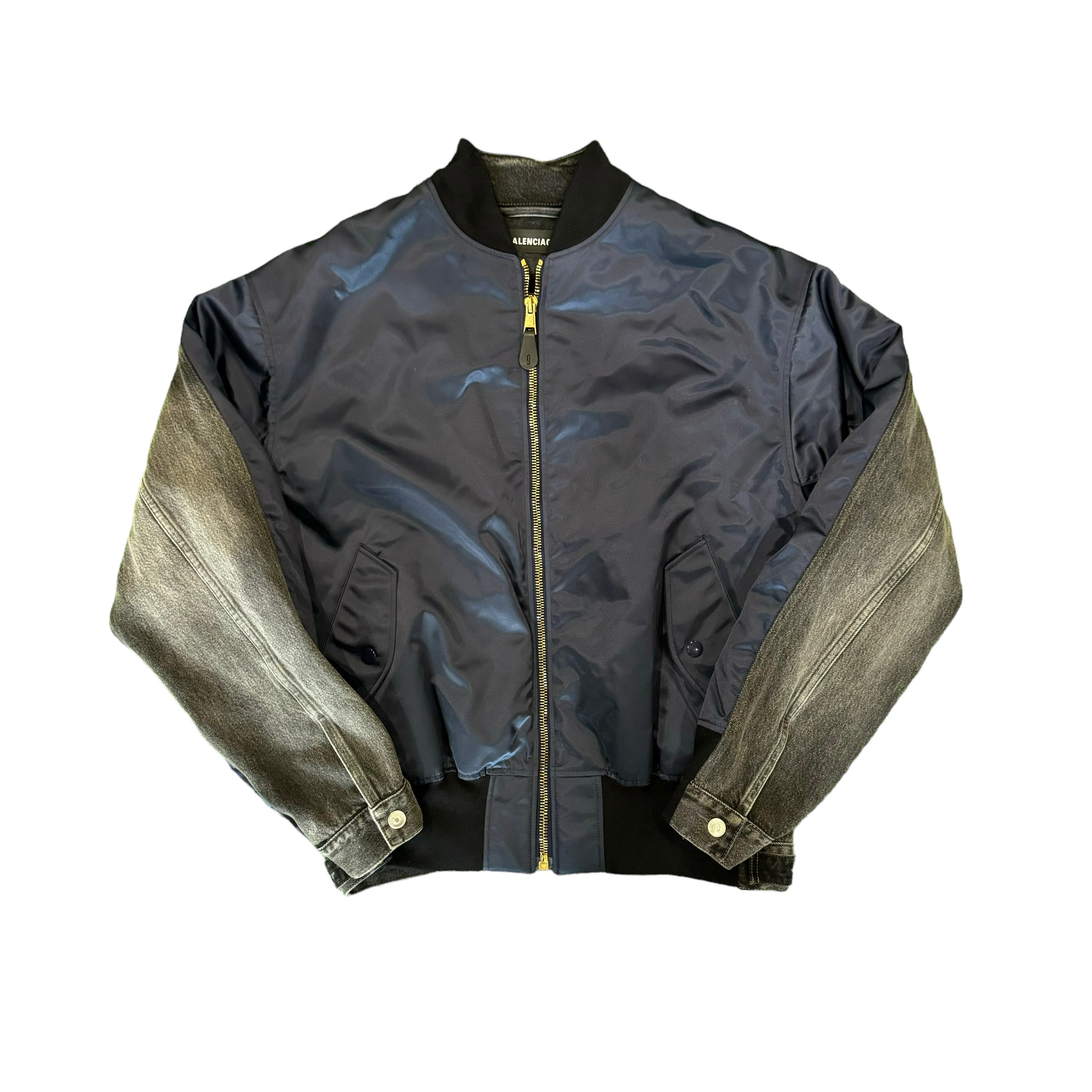 BALENCIAGA 25SS denim bomber デニムボンバー BALENCIAGA 25SS denim bomber デニムボンバー M