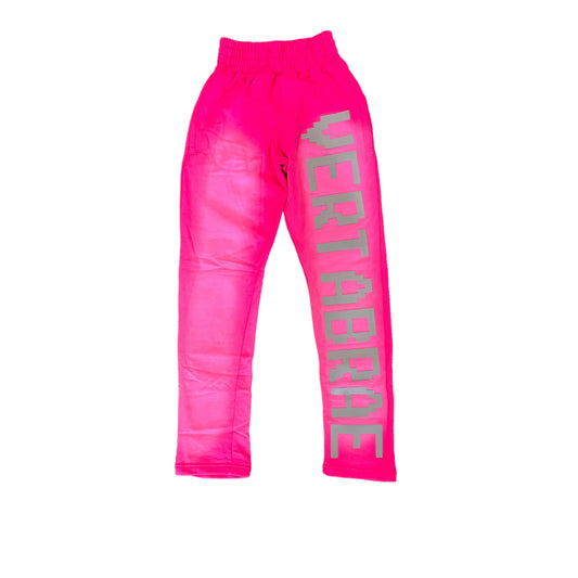 Pink/Gray Vertabrae Sweats