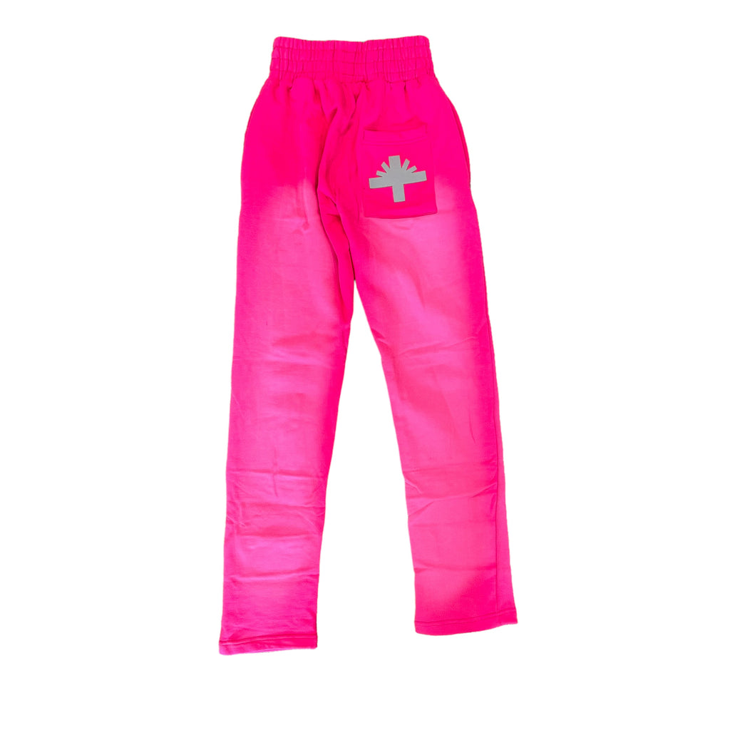 Pink/Gray Vertabrae Sweats