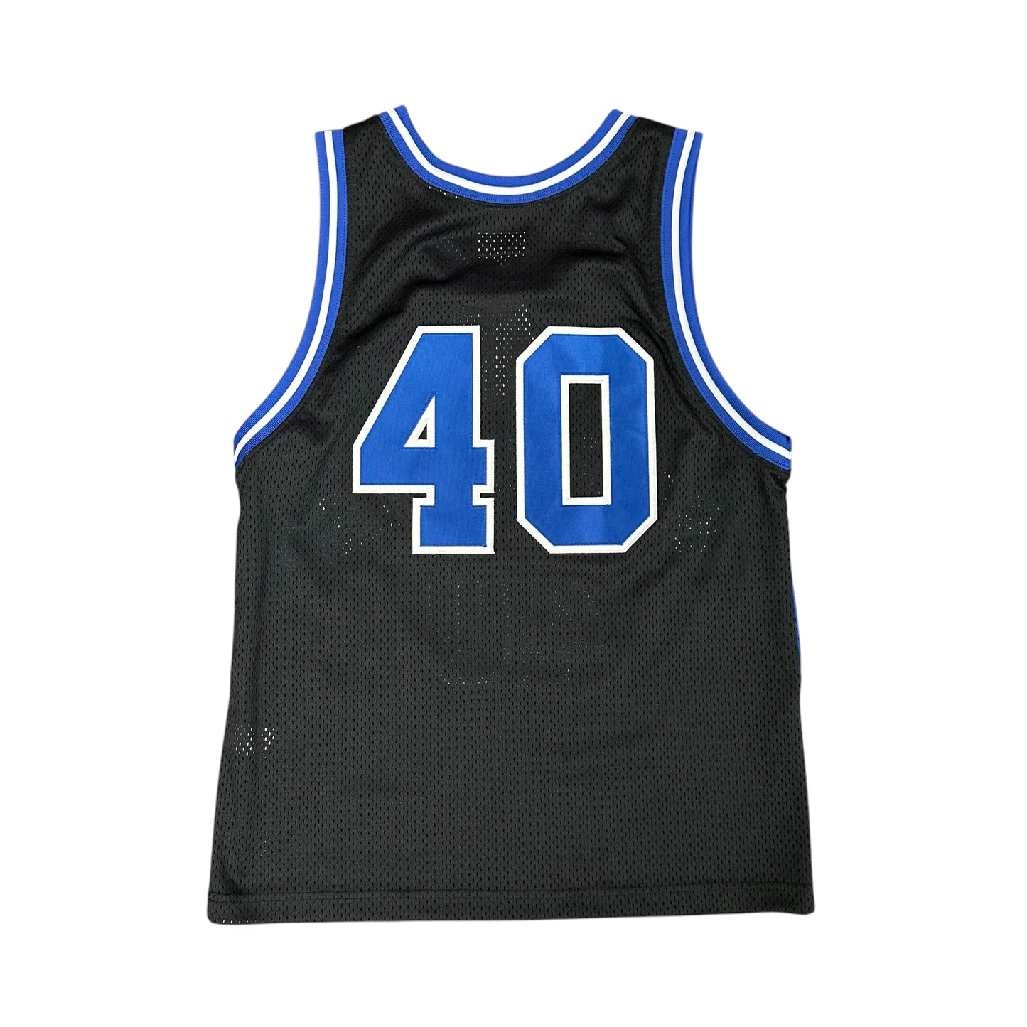 Blue and Black Supreme Basketball Jersey