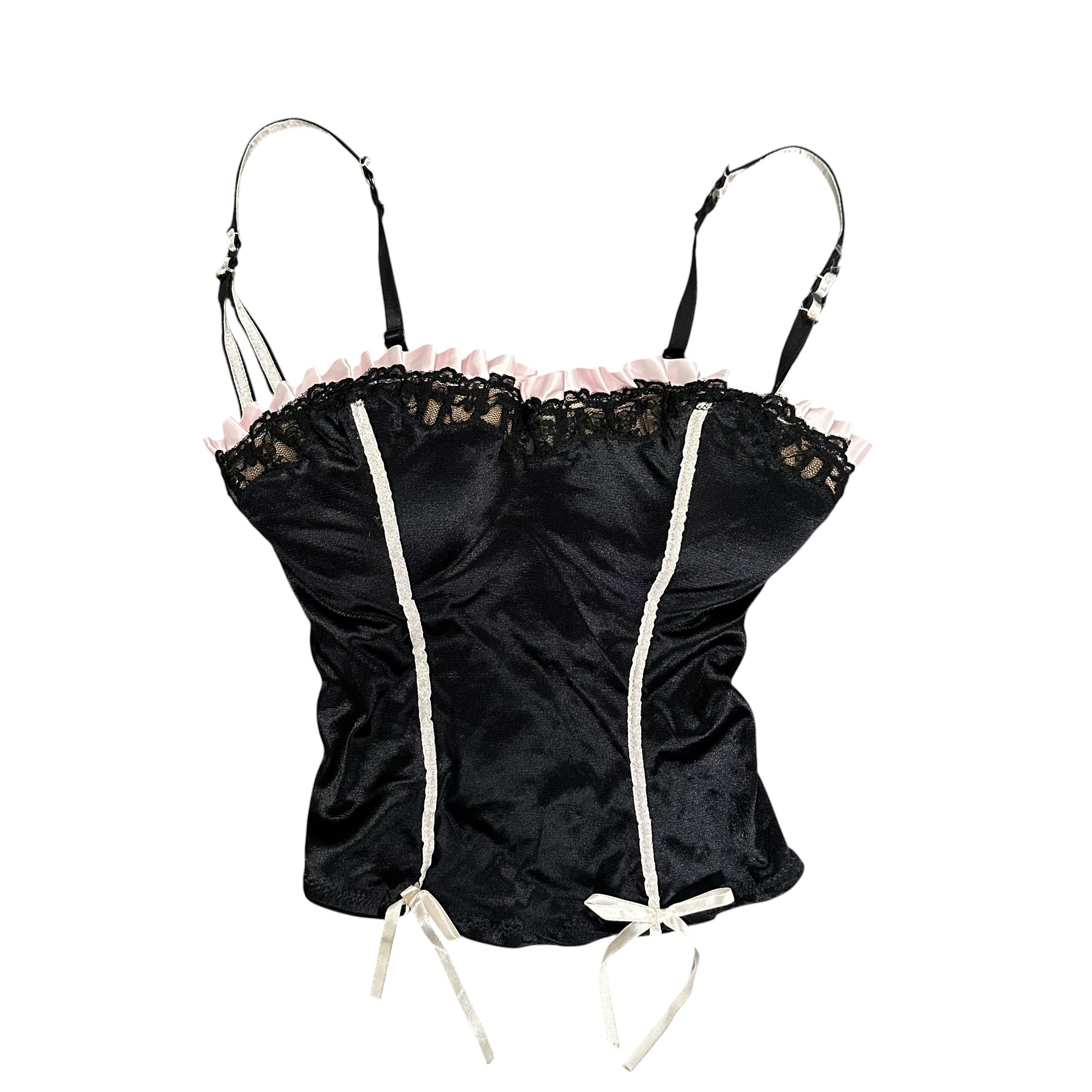 Victoria’s Secret Corset Pink/Black FDWMNS