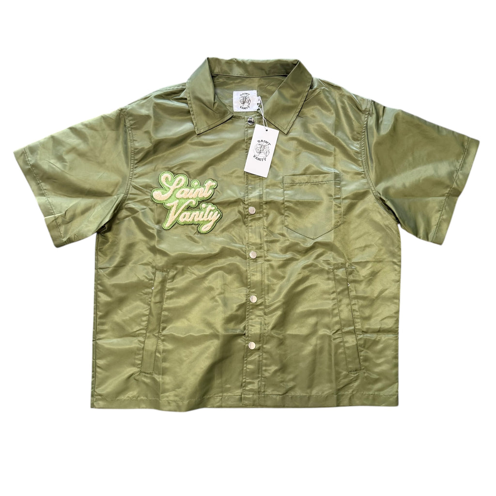 Saint Vanity Olive Nylon Set