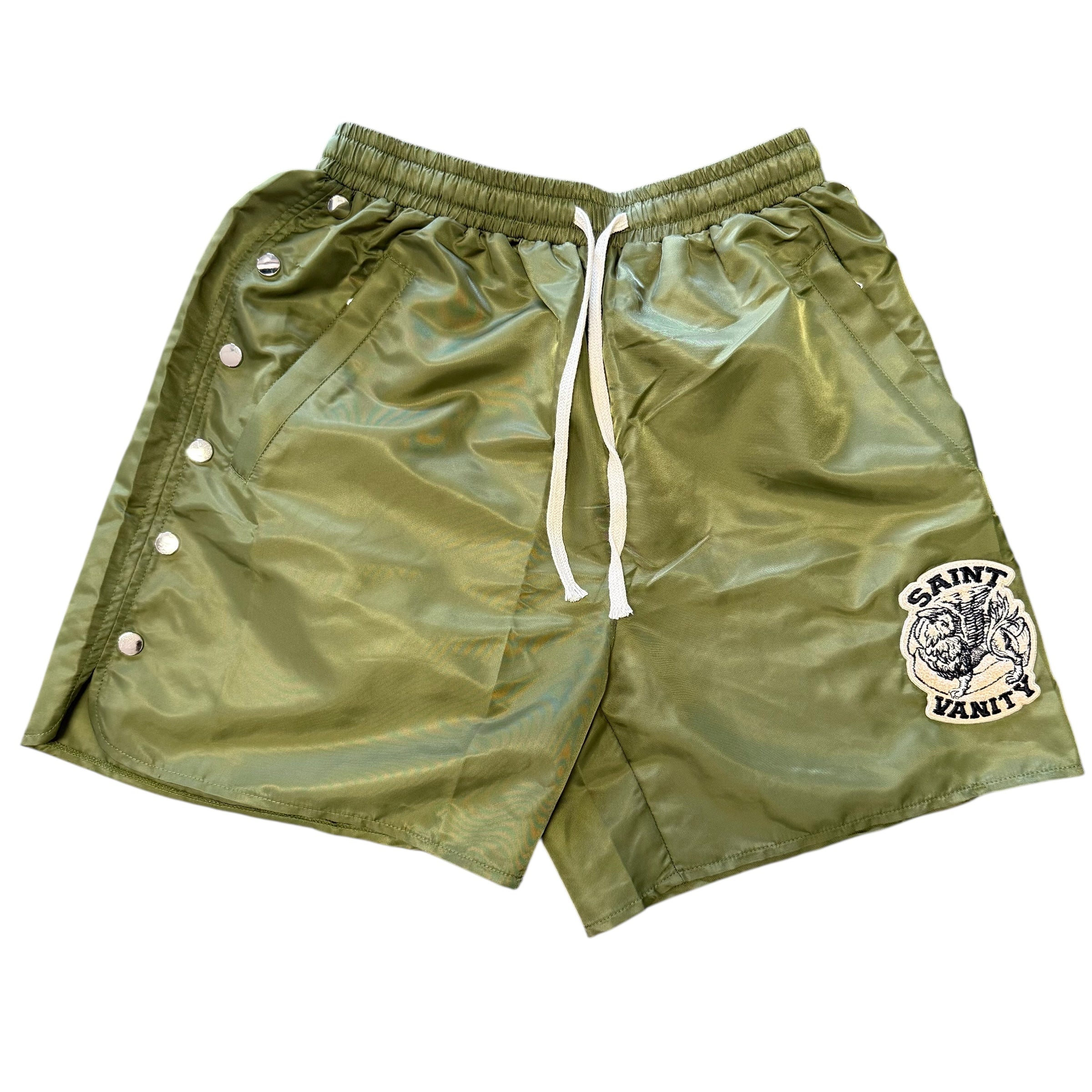 Saint Vanity Olive Nylon Set