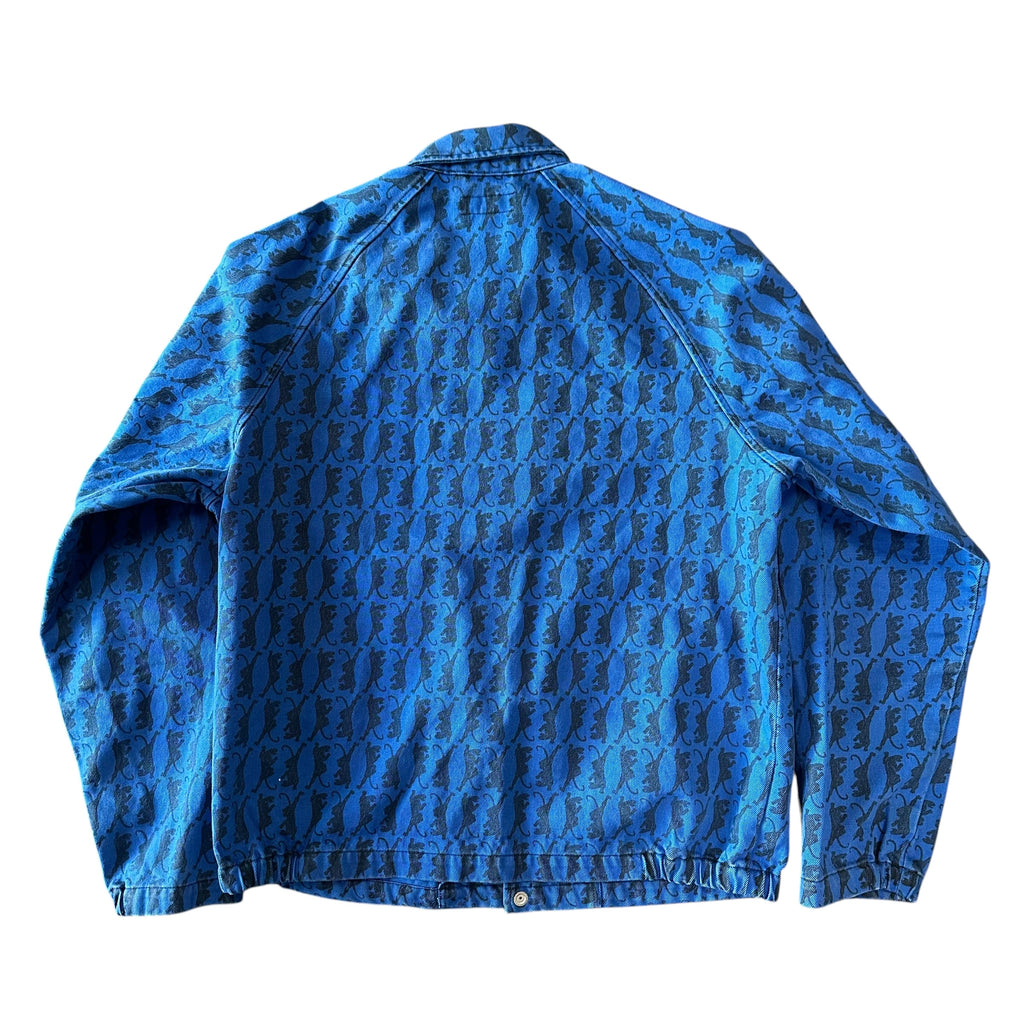 Supreme Panther Blue Twill Jacket