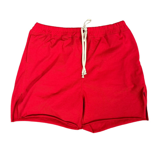 Rick Owens Red Lido Shorts