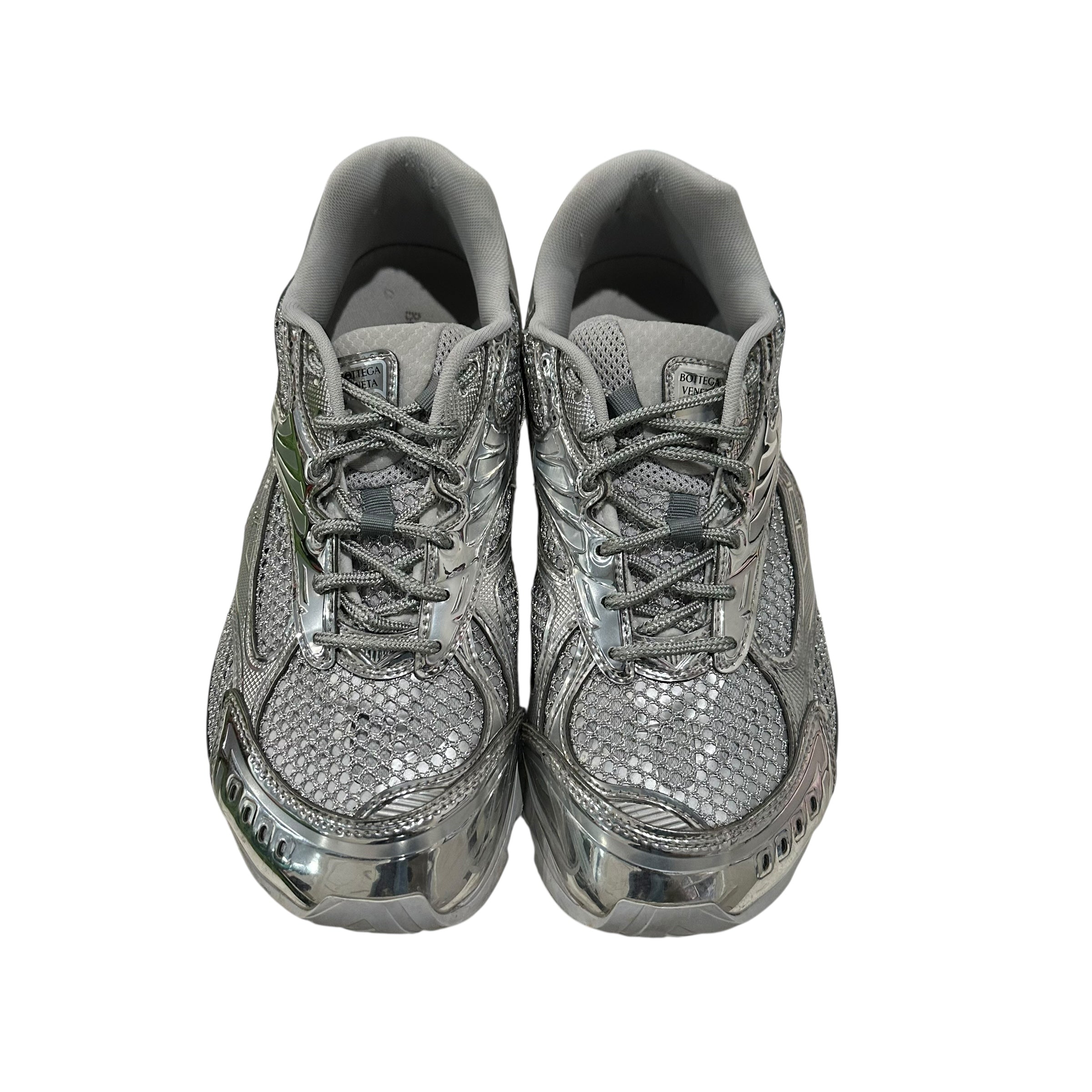 Bottega Veneta Silver Orbit Sneakers