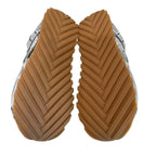 NEW Bottega Veneta White/Sliver Orbit Sneaker (No Box)