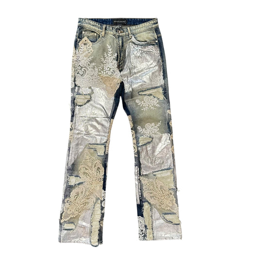 Who Decides War Metal Lace Denim