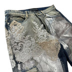 Who Decides War Metal Lace Denim
