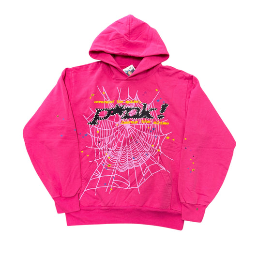 NEW Sp5der Pink Hoodie