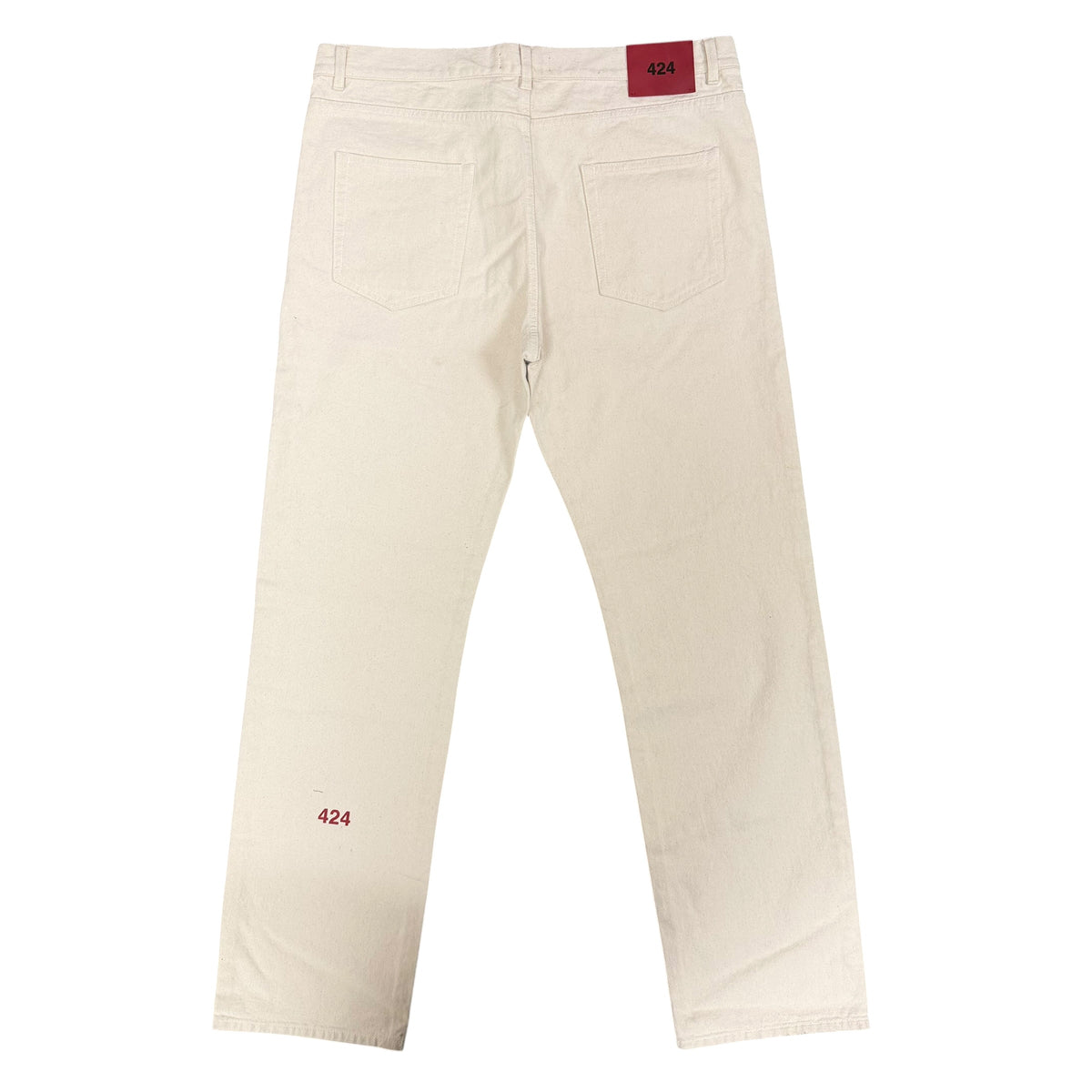 424 Straight Leg “Oatmeal” Jeans