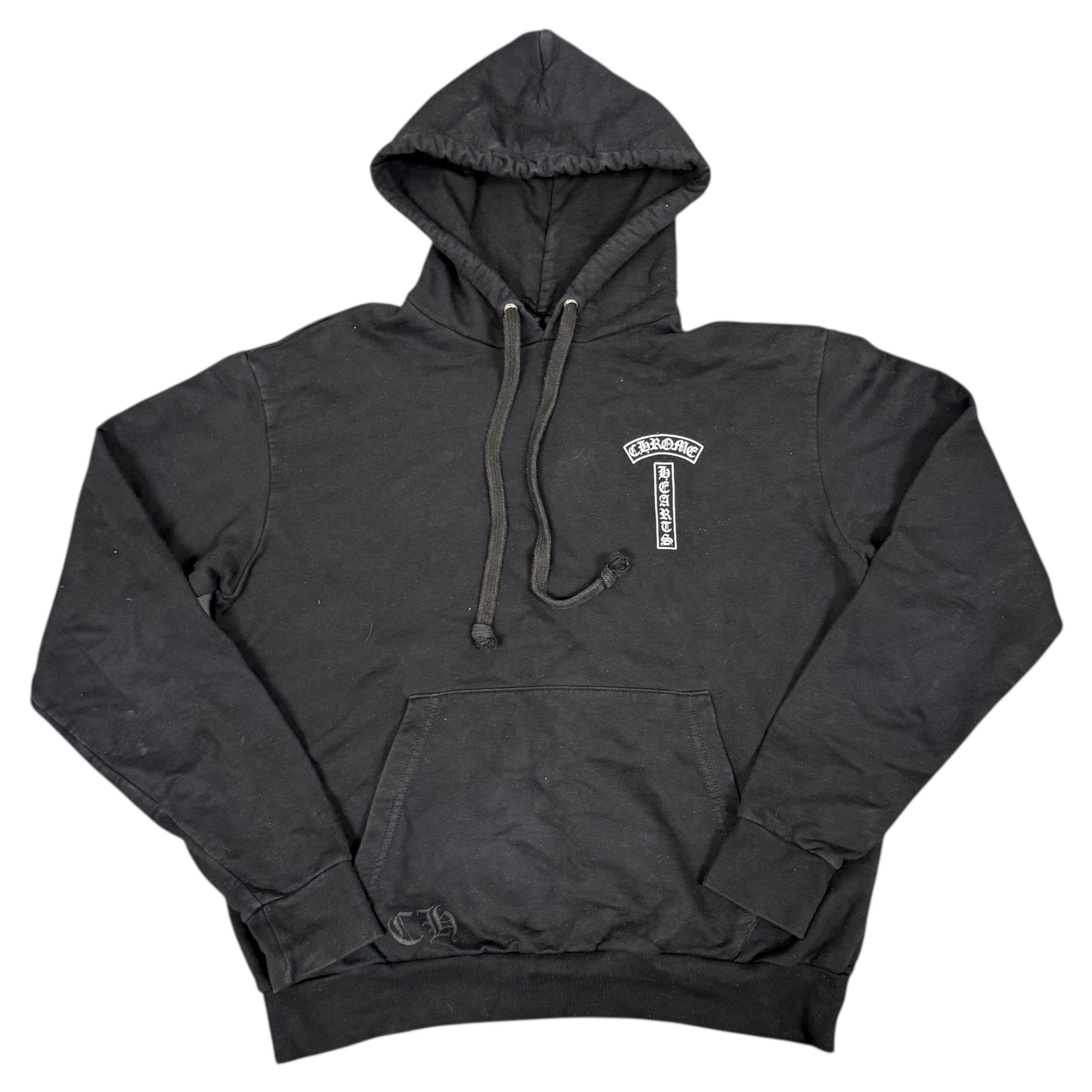 Black Chrome Heart Hoodie
