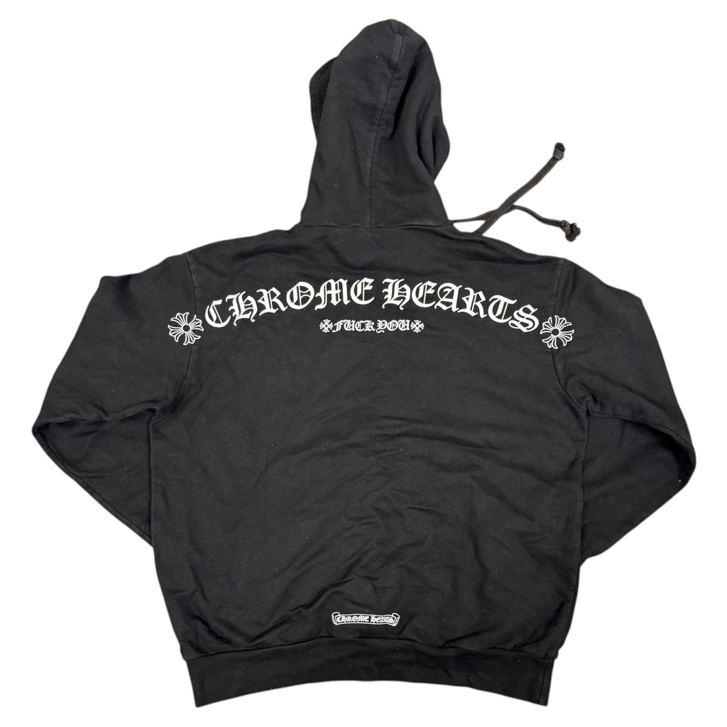 Black Chrome Heart Hoodie