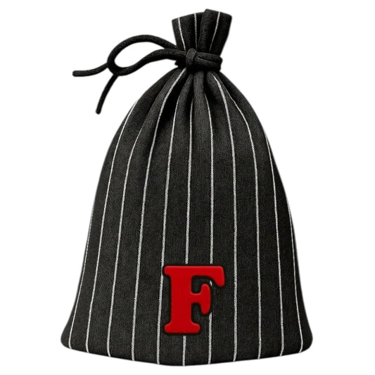 Fat Swag Tie Beanie Blk/White