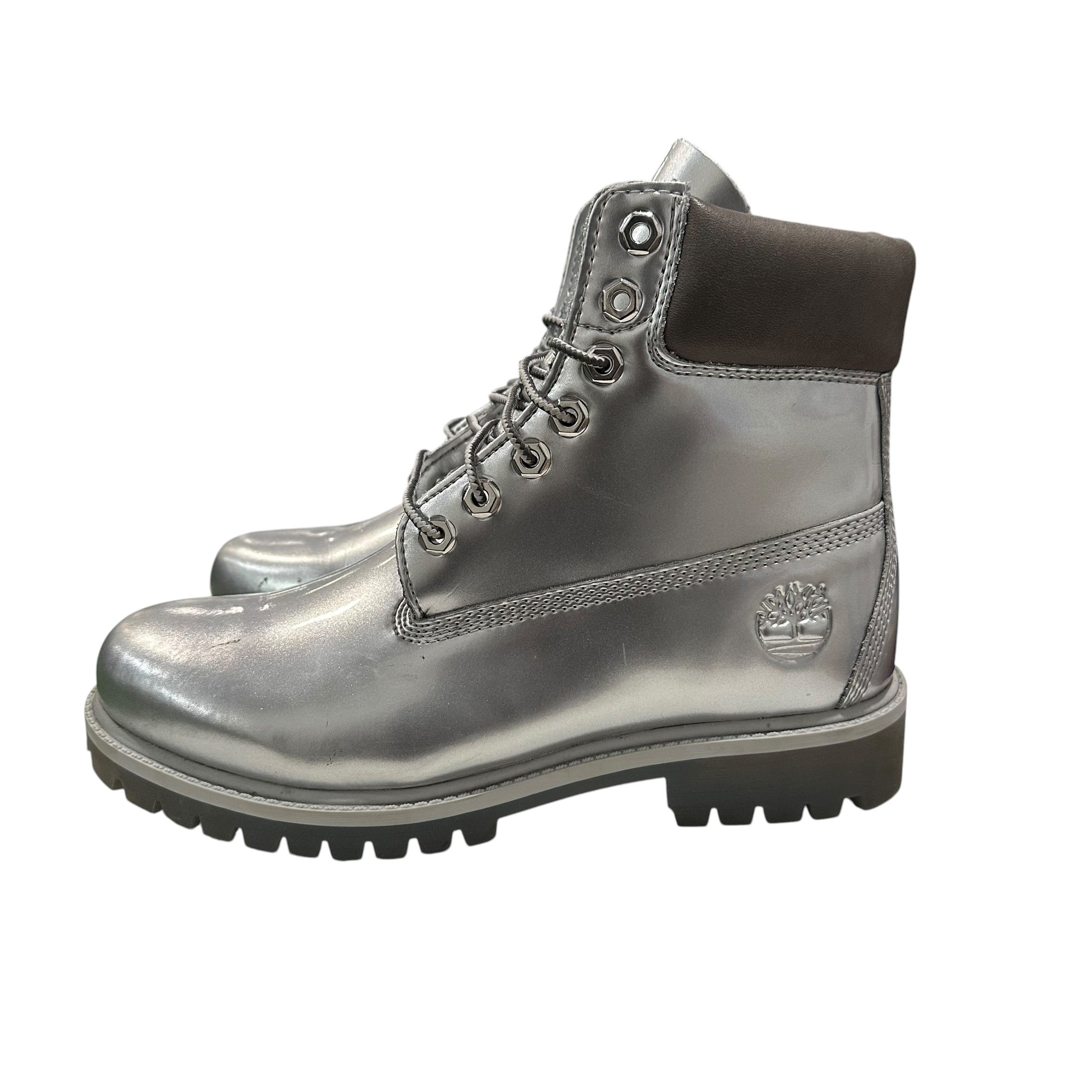 Veneta Carter x Timberland Boots “Silver” (No Box)