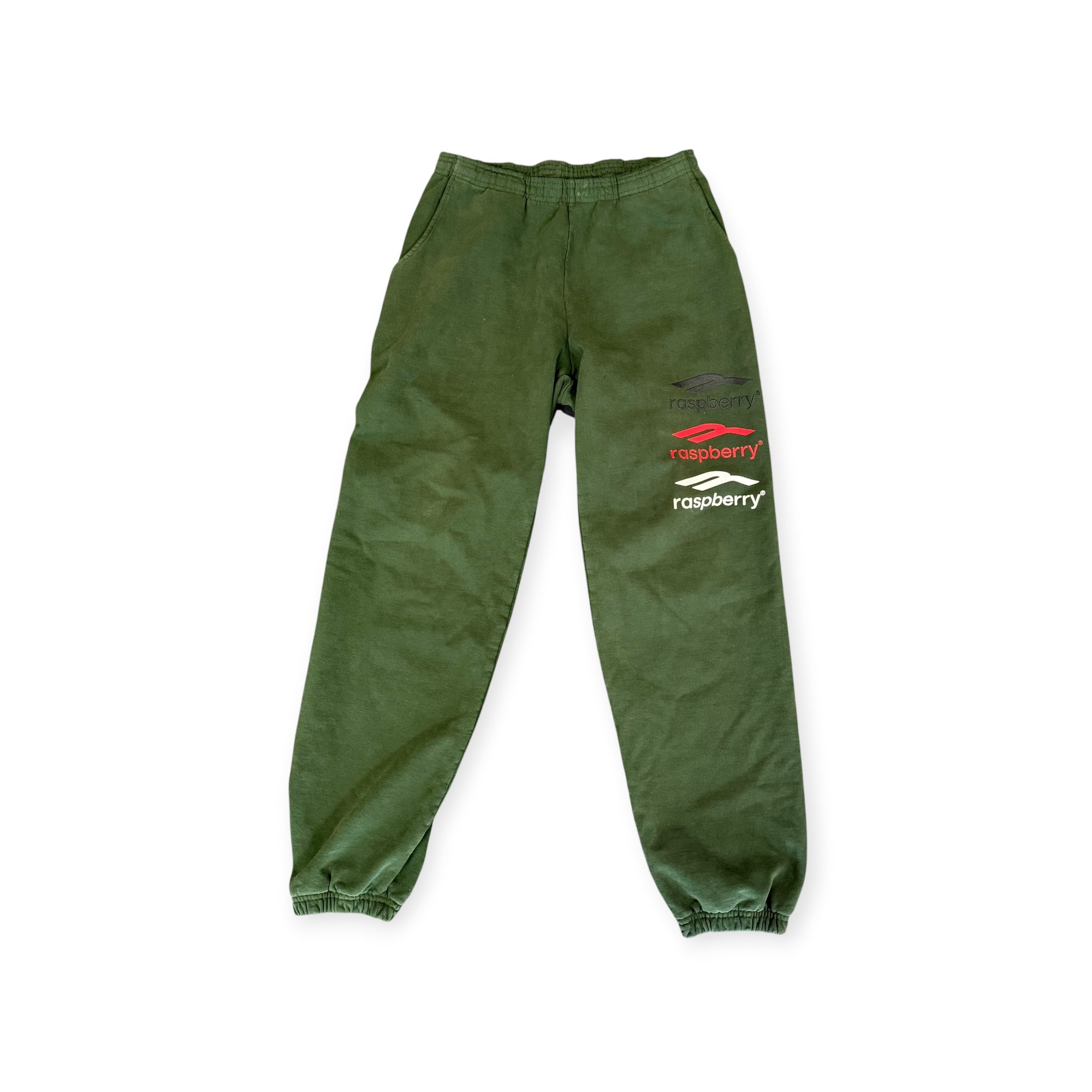 The GV Gallery Triple Logo Sweatpants “Olive Green”