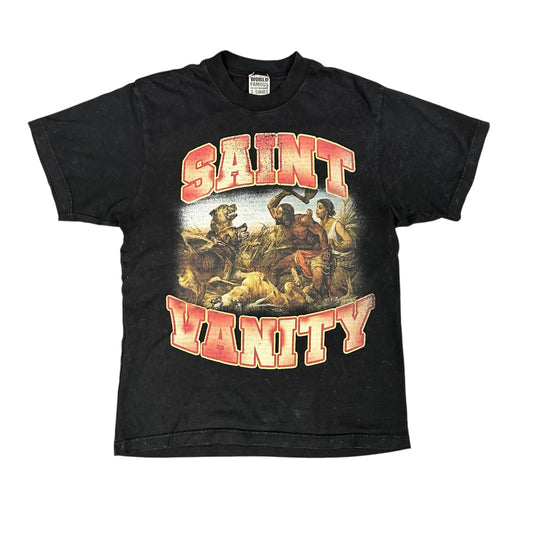 Saint Vanity Dog Attack Black Tee