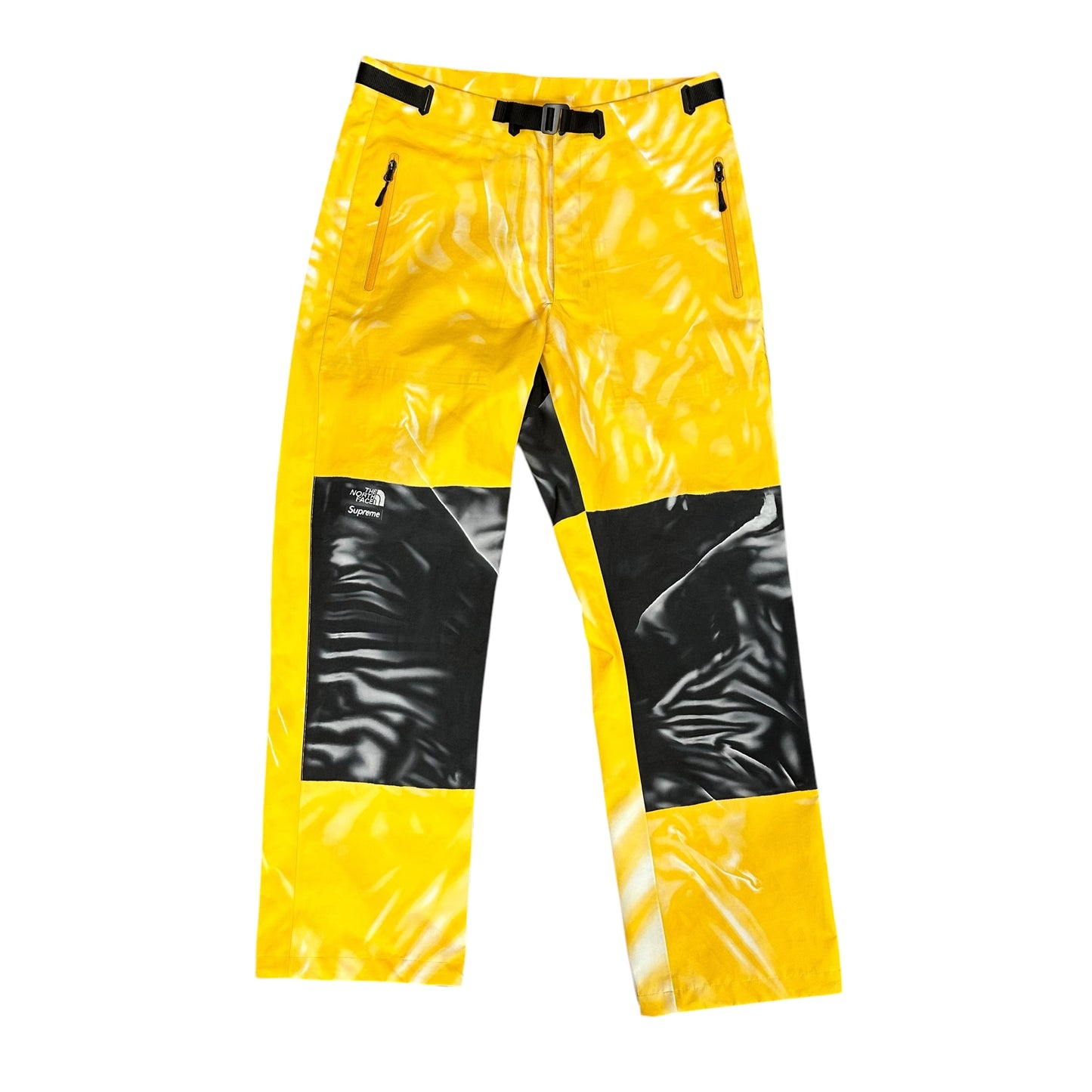 Yellow North Face X Supreme Printed Tape Pants