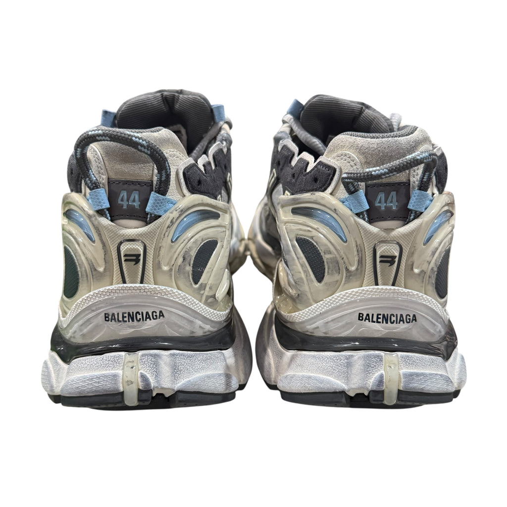 Balenciaga Grey/Blue Worn-Out Runners