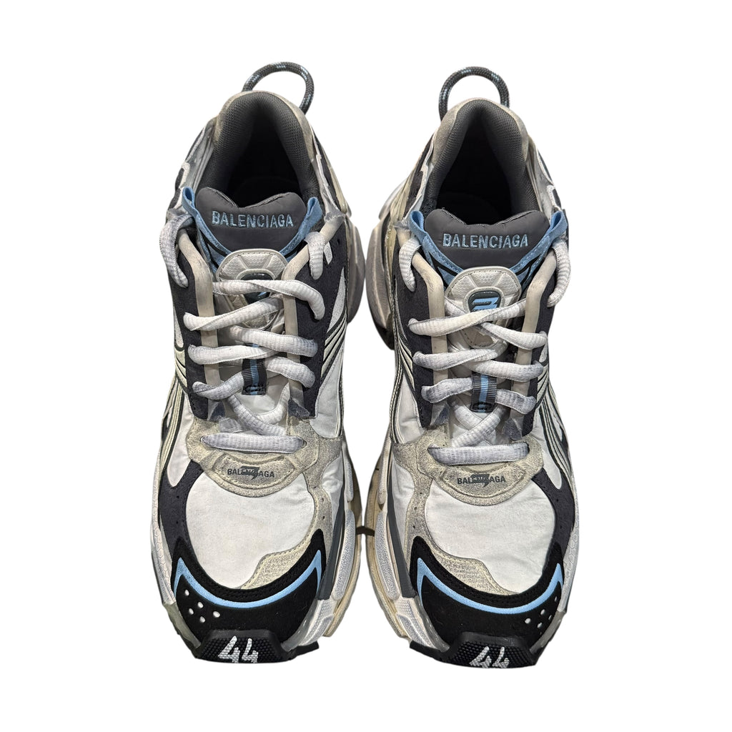 Balenciaga Grey/Blue Worn-Out Runners