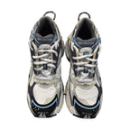 Balenciaga Grey/Blue Worn-Out Runners